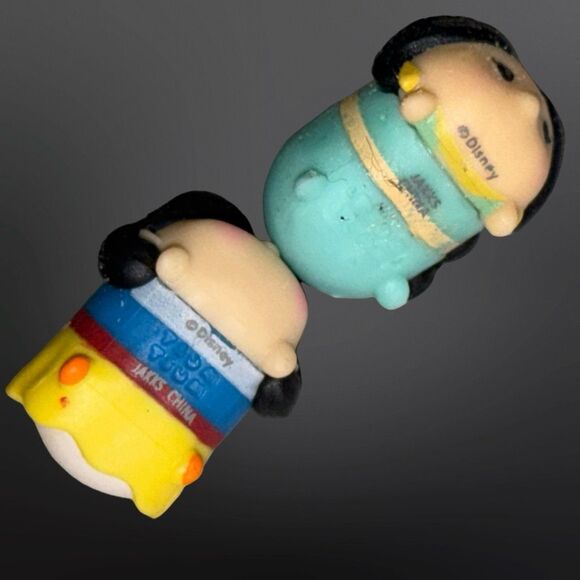 Disney Tsum Tsum TSparkle Snow White & Princess Jasmine Figure Mini Size  A14 - Picture 8 of 8